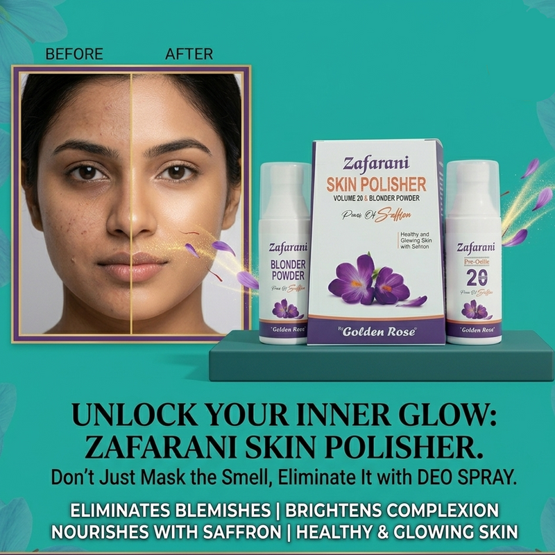 Golden Rose Zafarani Blonder Powder And Skin Polish