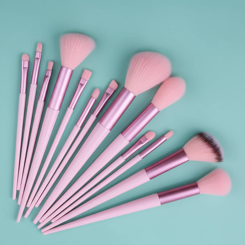 13 Pieces Soft Fluffy Makeup Brush Set