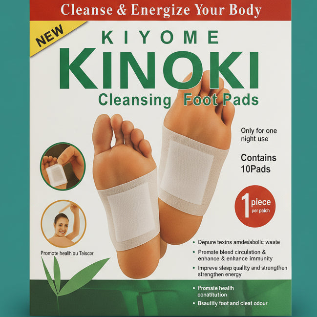 Kiyome Kinoki Detox Foot Pads (10 Pcs)